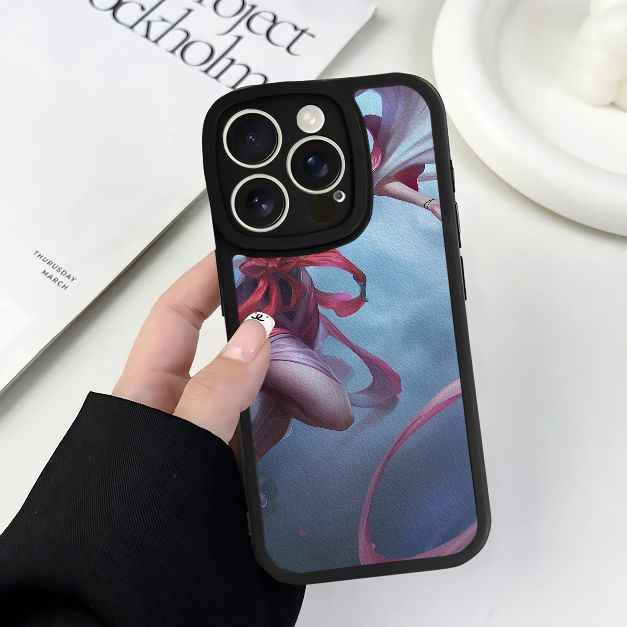 リーグ・オブ・レジェンド League of Legends LOL 【iPhone 16シリーズ対応】シリコンスマホケース（レザー調） 材質：シリコン